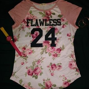 Flawless Floral Jersey Top